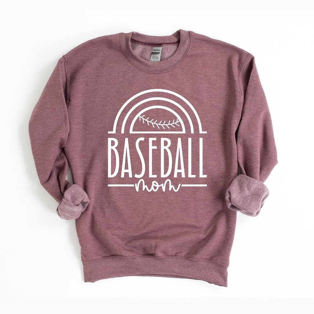 Baseball Mom Arch Graphic Sweatshirt