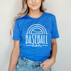 Baseball Mom Arch Short Sleeve Crewnneck Tee