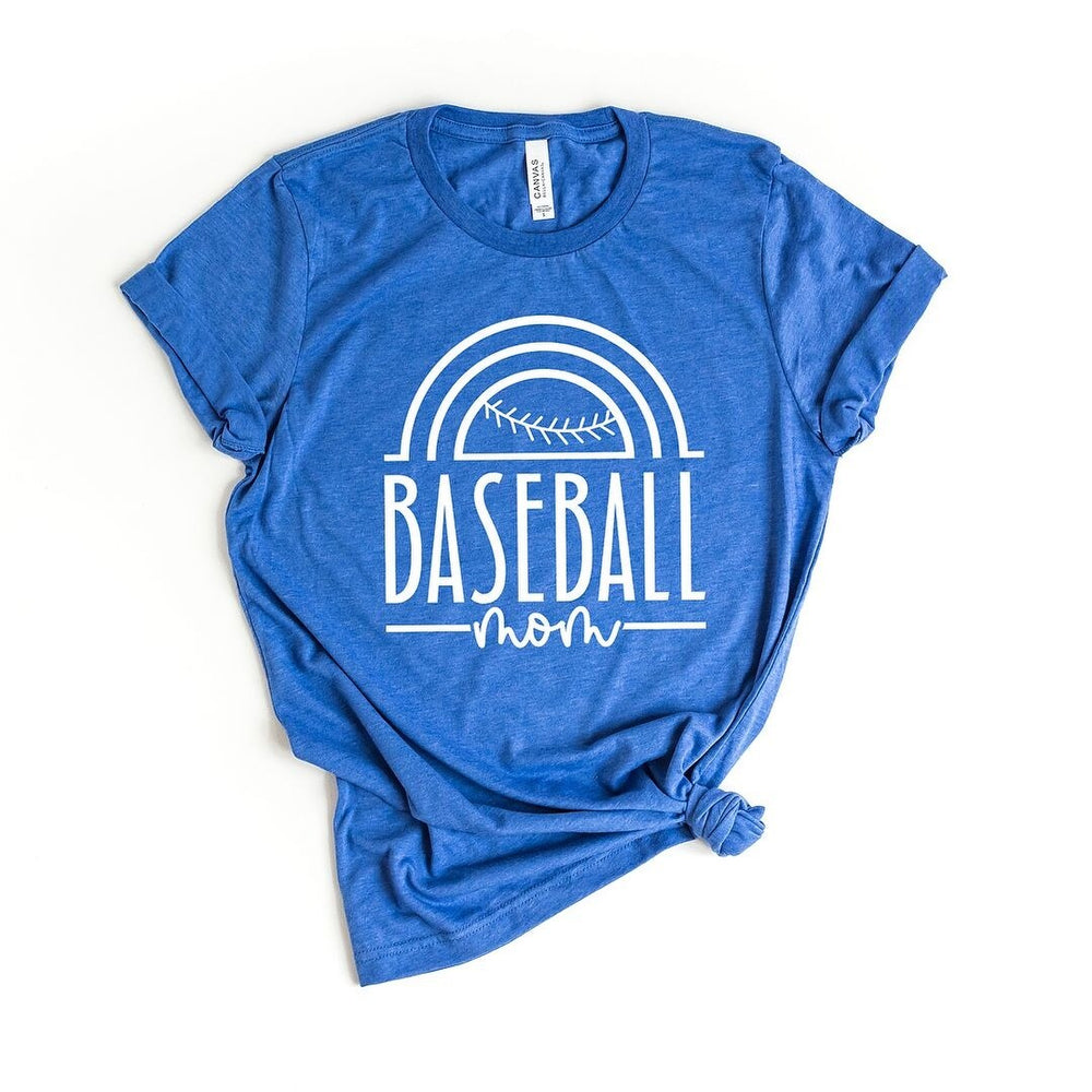 Baseball Mom Arch Short Sleeve Crewnneck Tee