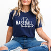 Baseball Mom Ball Short Sleeve Crewnneck Tee