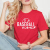 Baseball Mom Ball Short Sleeve Crewnneck Tee