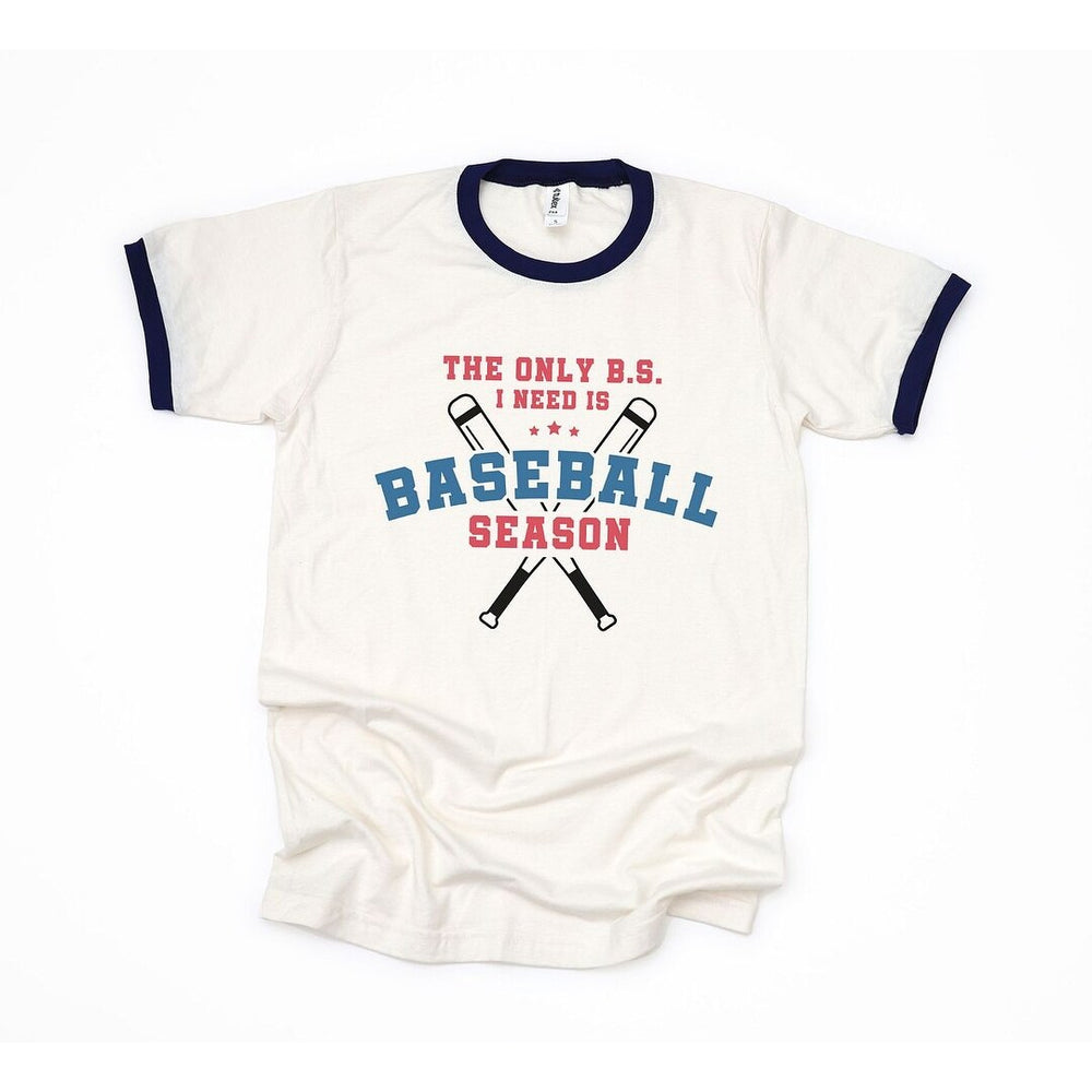 Baseball Season Bats Ringer Tee