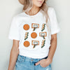 Basketball Collage Short Sleeve Crewnneck Tee