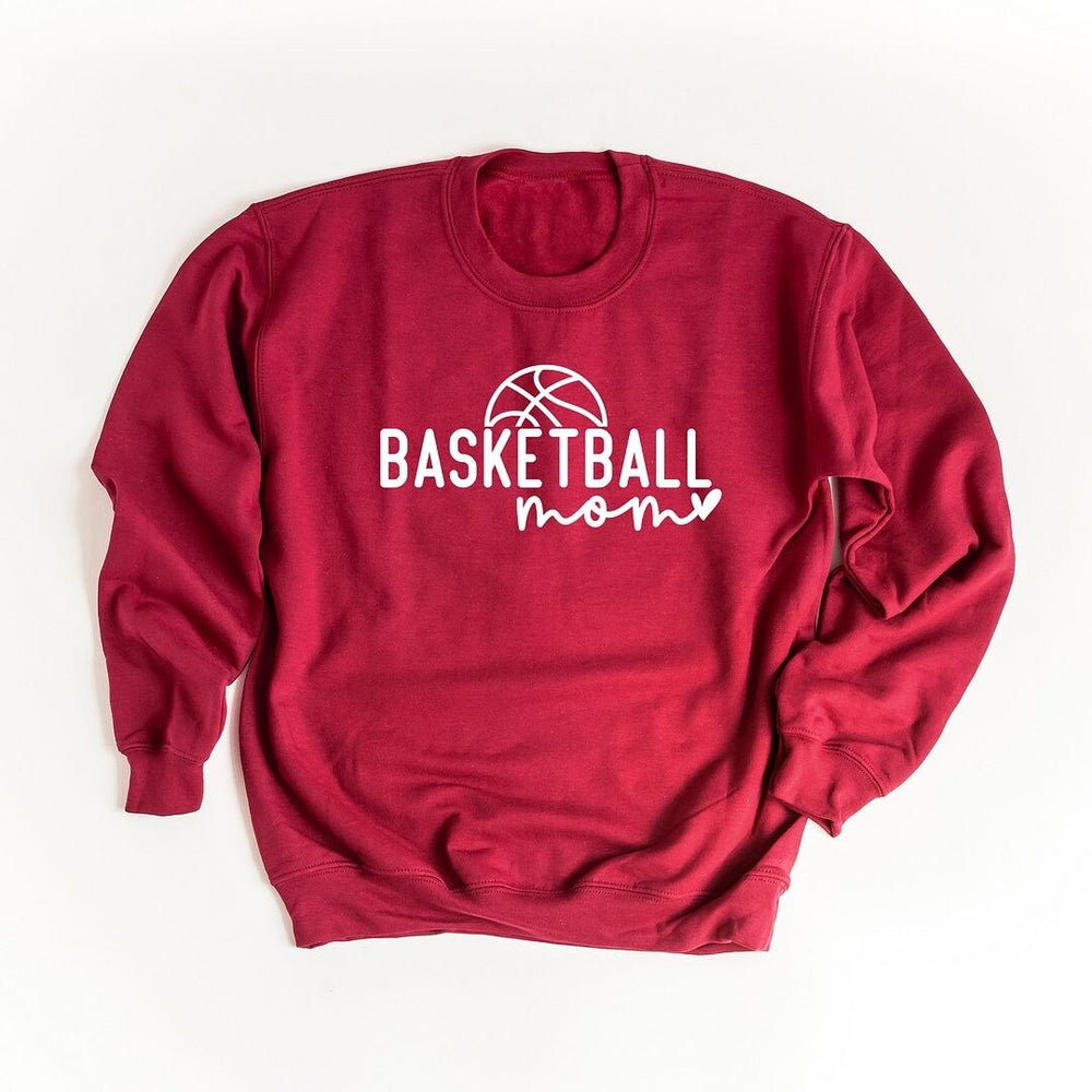 Basketball Mom Ball Graphic Sweatshirt