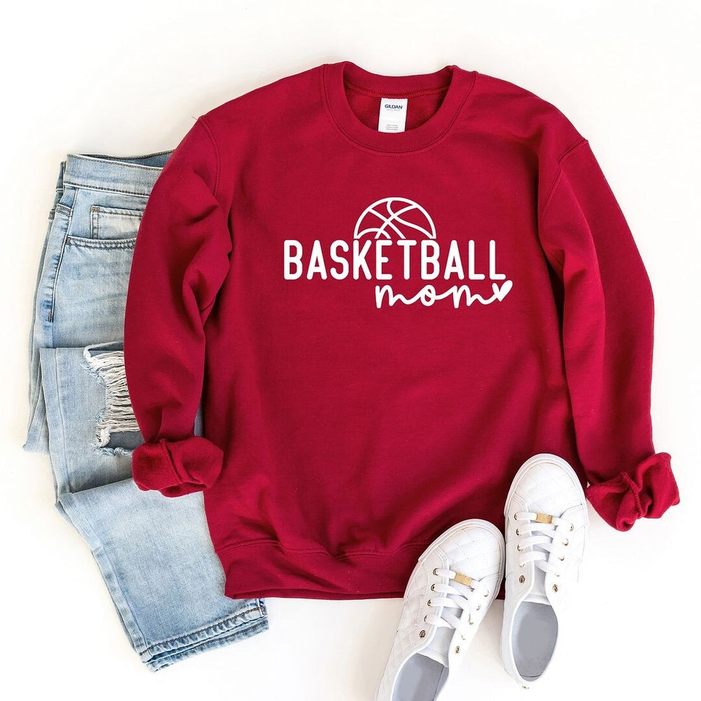 Basketball Mom Ball Graphic Sweatshirt