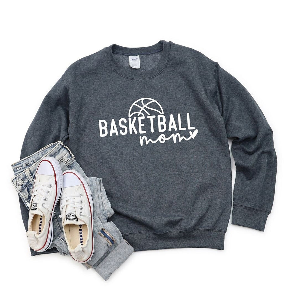 Basketball Mom Ball Graphic Sweatshirt