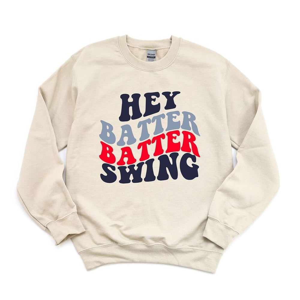 Batter Batter Swing Stacked Graphic Sweatshirt