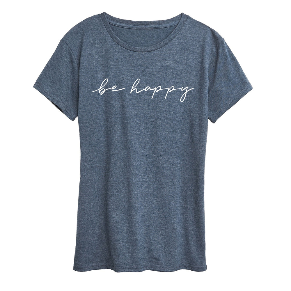 Be Happy Script Plus Tee