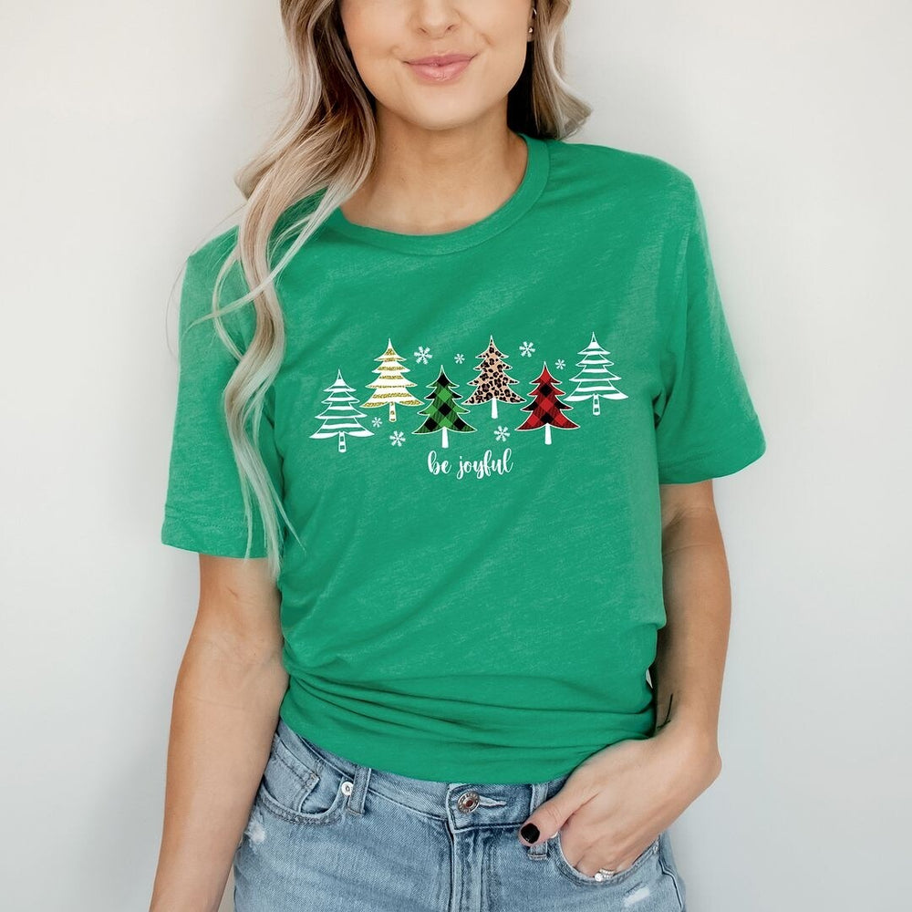 Be Joyful Trees Short Sleeve Tee