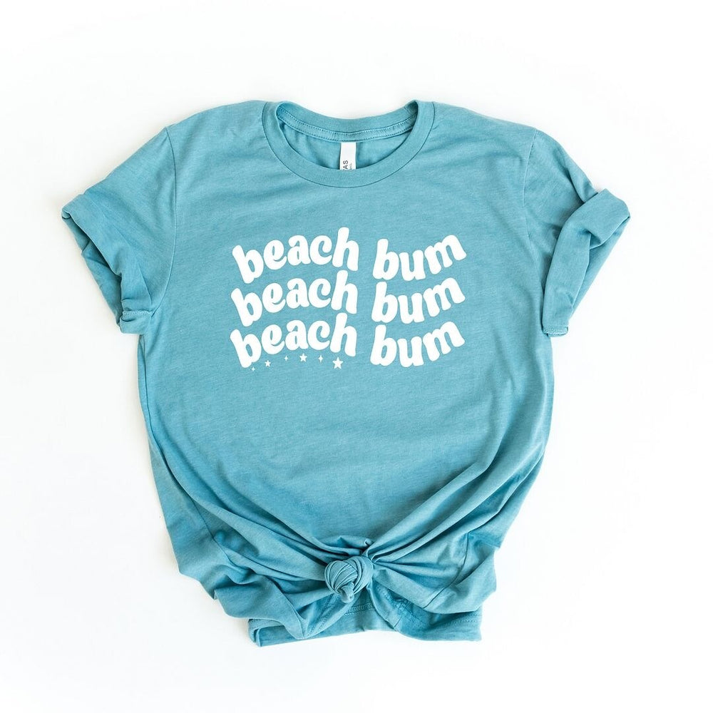 Beach Bum Wavy Short Sleeve Crewnneck Tee