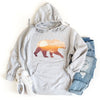 Bear Sunset Valley Graphic Hoodie