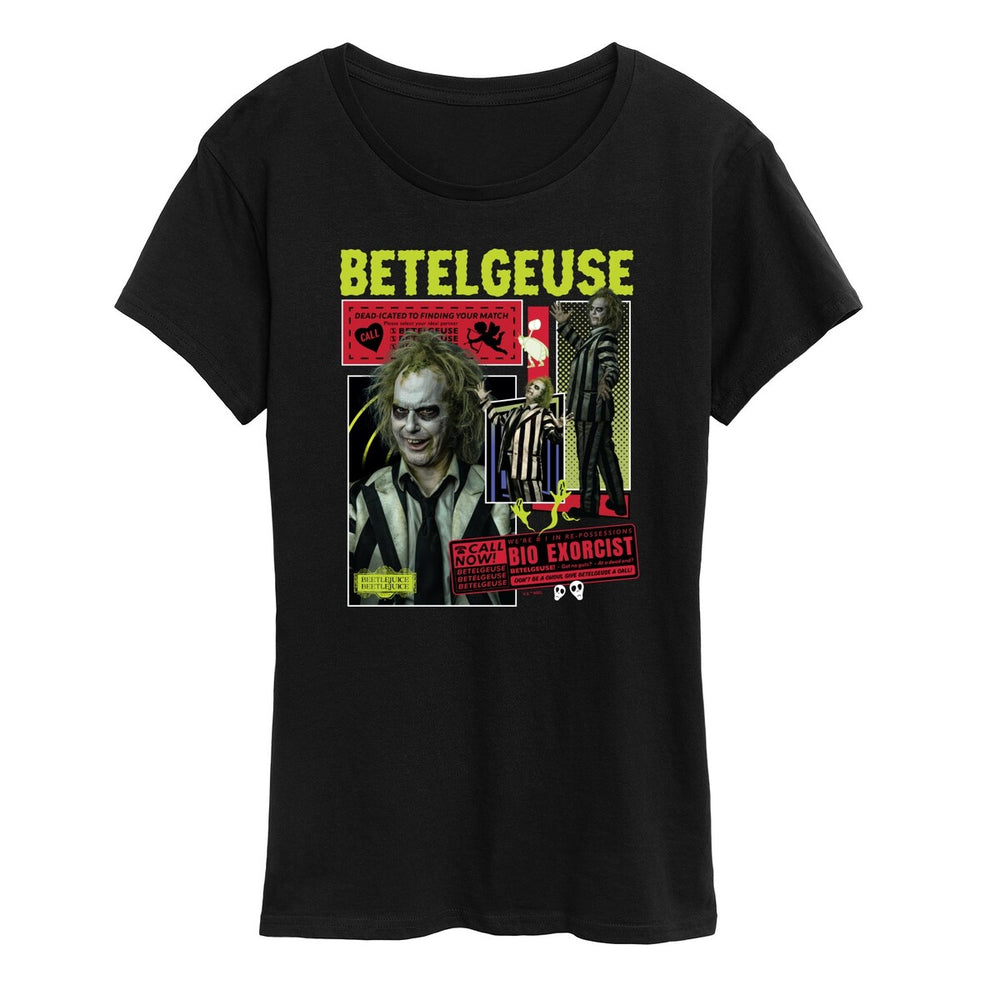 Beetlejuice Beetlejuice Grid Plus Tee