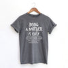 Being A Mother Is Easy Garment Dyed Tee