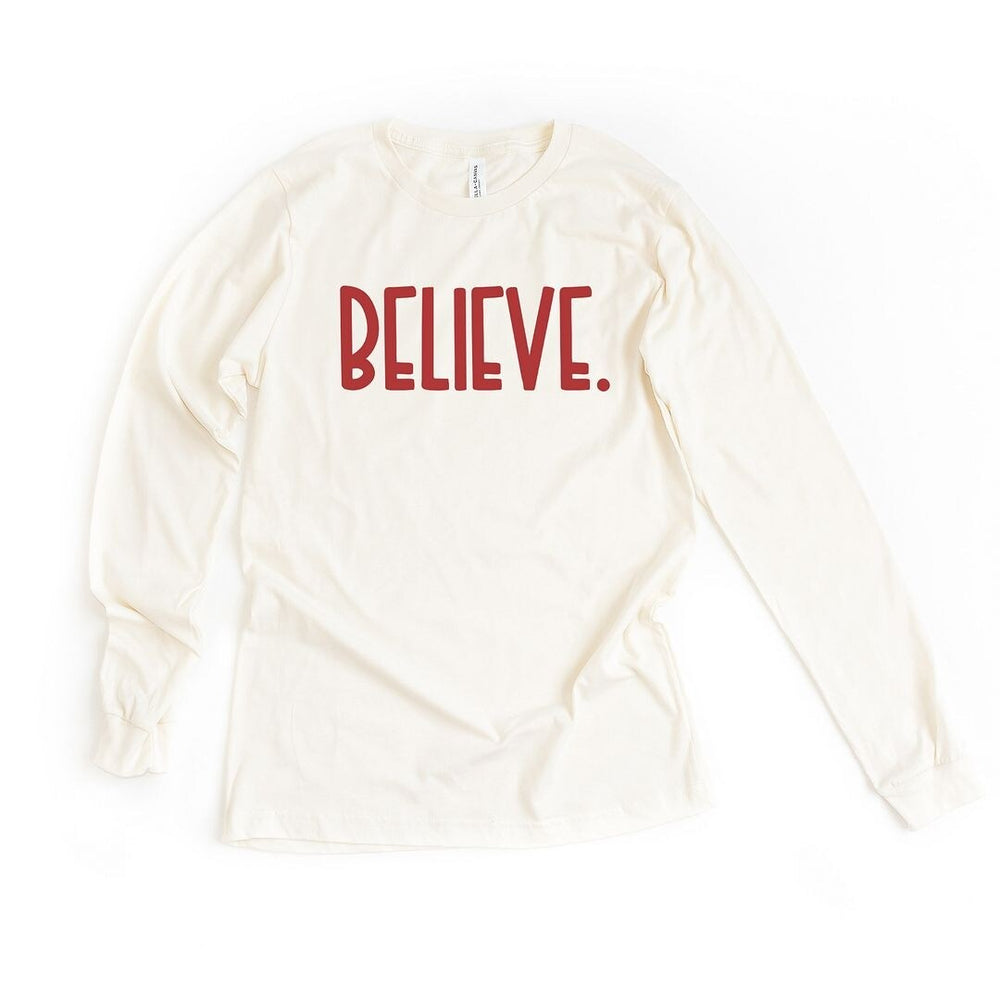 Believe Bold Long Sleeve Tee