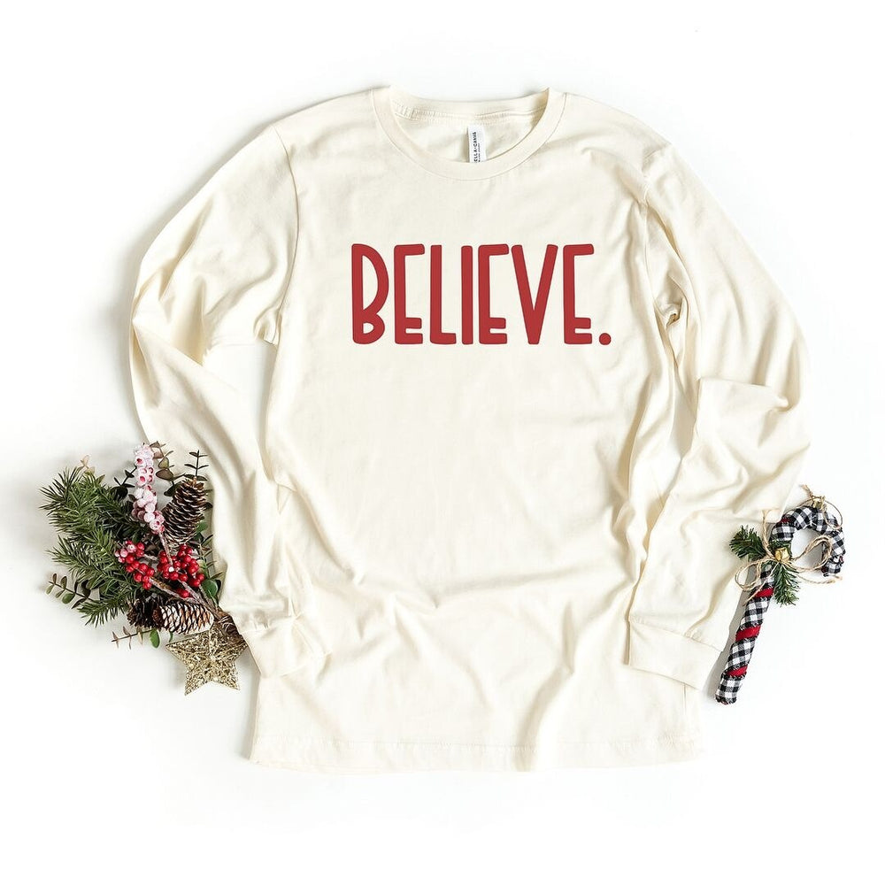 Believe Bold Long Sleeve Tee