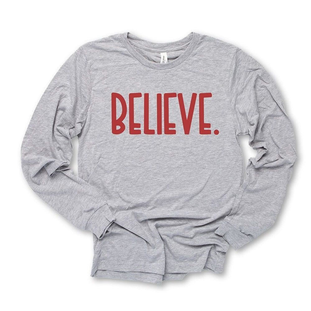 Believe Bold Long Sleeve Tee