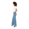 Bella Wide Leg Jean with Released Hem in Oxford