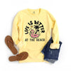 Better at the Beach Flamingo Garment Dyed Sweatshirt