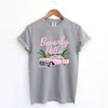 Beverly Hills Retro Car Garment Dyed Tee