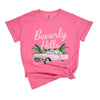 Beverly Hills Retro Car Garment Dyed Tee