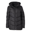 Big Chill Ladies Chervon Quilt Puffer with Boucle Lined Collar