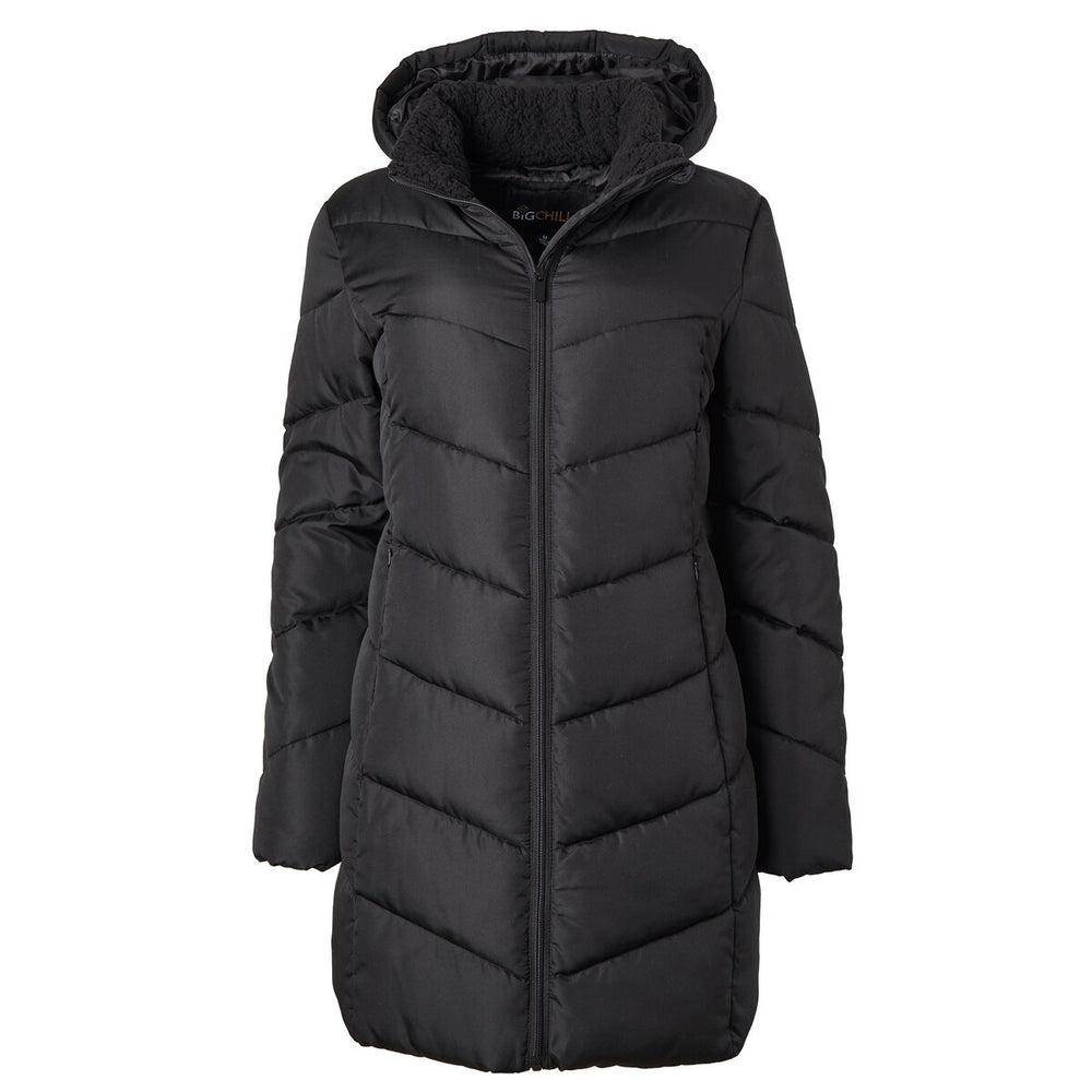 Big Chill Ladies Chevron Quilted Walker with Boucle Lined Collar