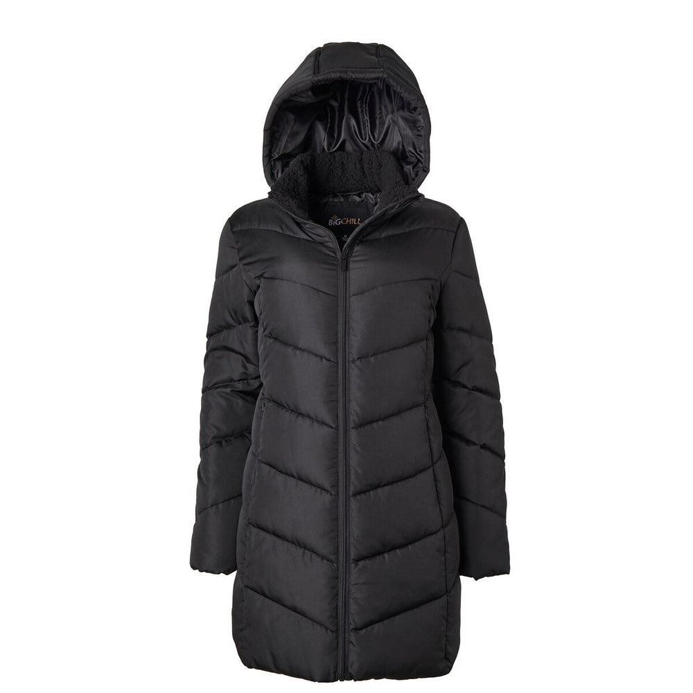 Big Chill Ladies Chevron Quilted Walker with Boucle Lined Collar