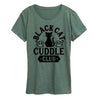 Black Cat Cuddle Club Plus Tee