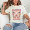 Blessed Grateful Butterfly Short Sleeve Crewnneck Tee