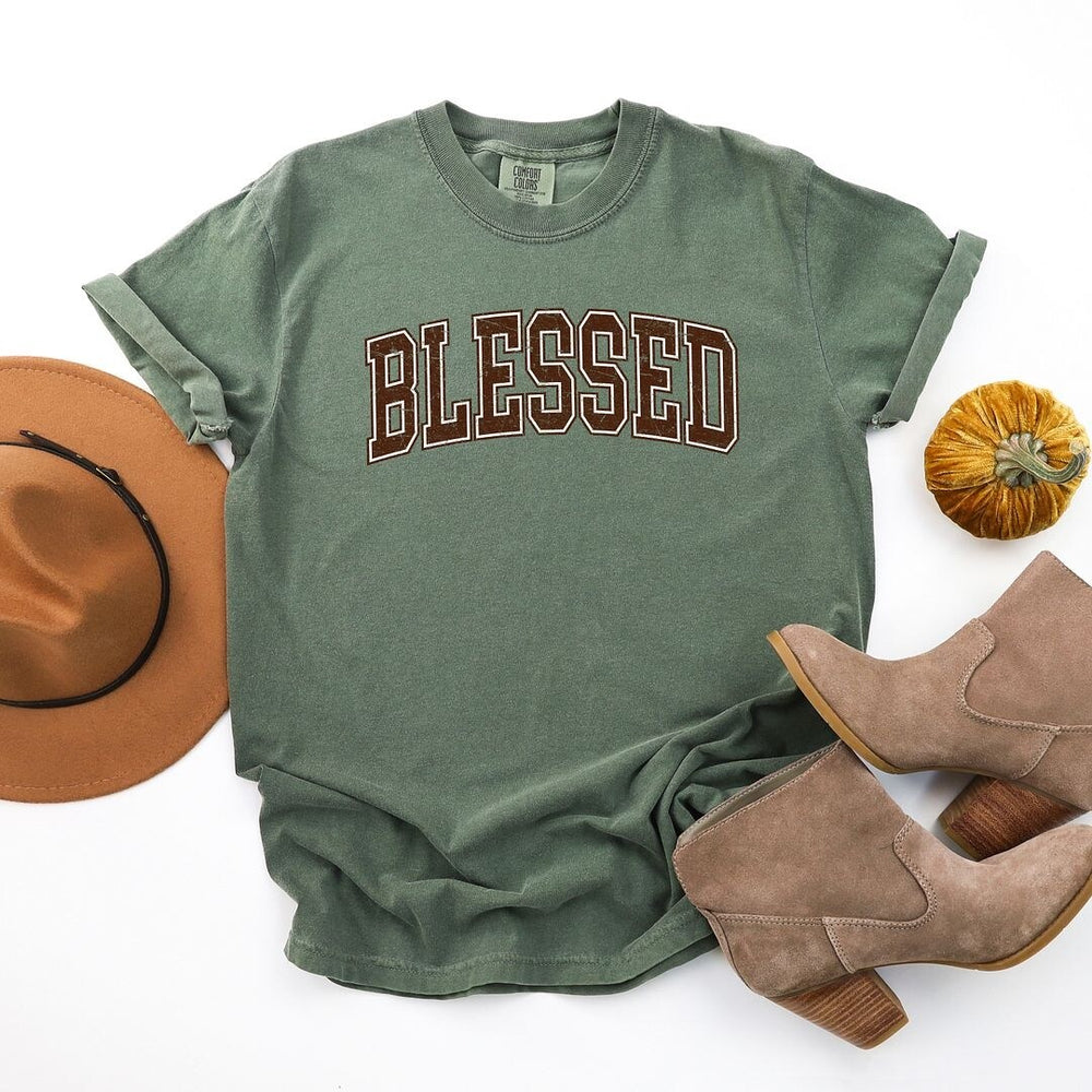 Blessed Grunge Garment Dyed Tee