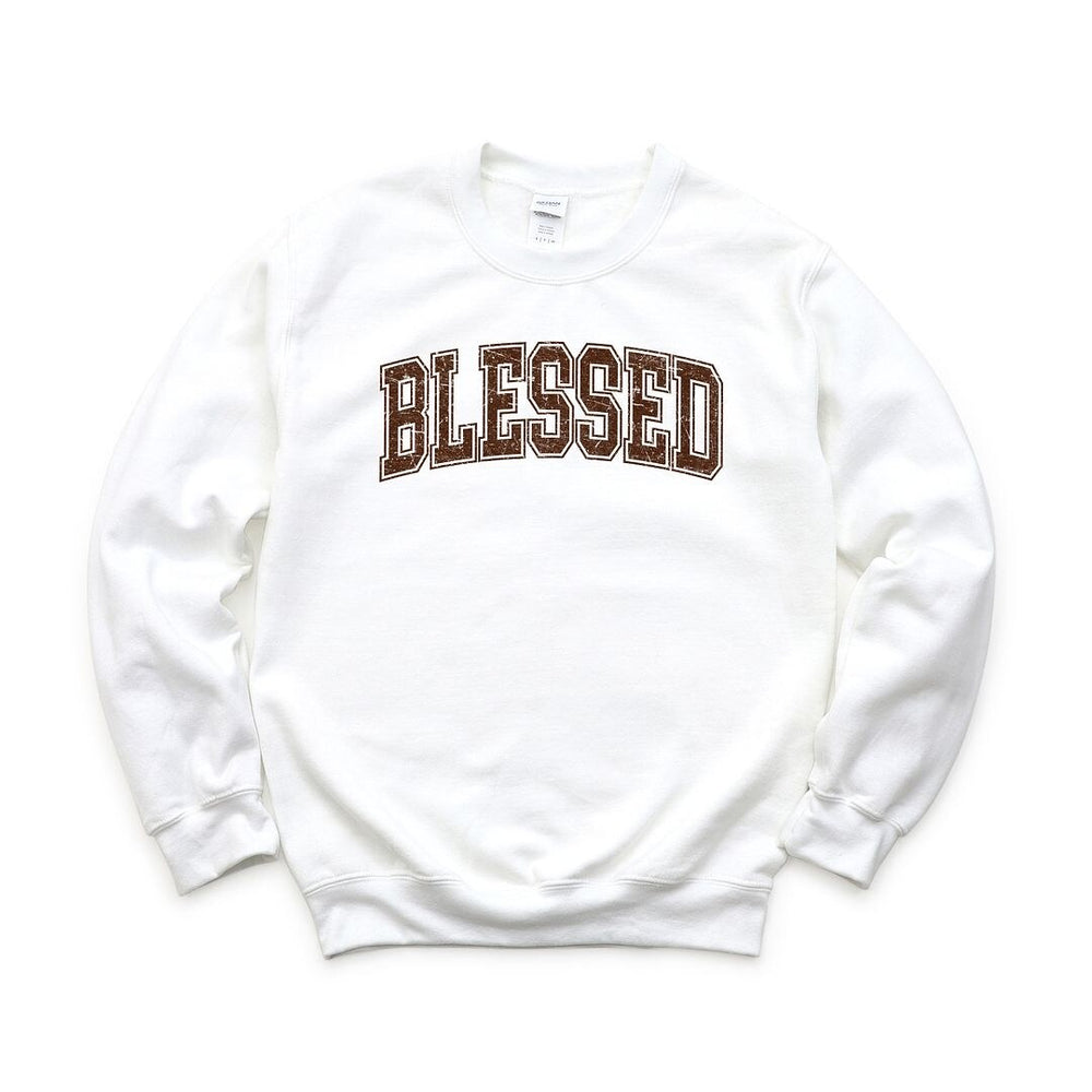 Blessed Grunge Graphic Sweatshirt