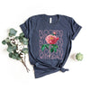 Blooming With Grace Flower Short Sleeve Crewnneck Tee