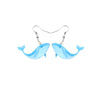 Blue Whale Drop Earrings