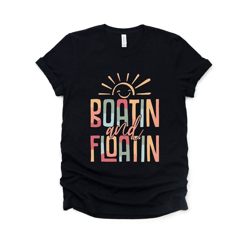 Boatin And Floatin Short Sleeve Crewnneck Tee