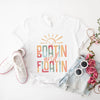 Boatin And Floatin Short Sleeve Crewnneck Tee