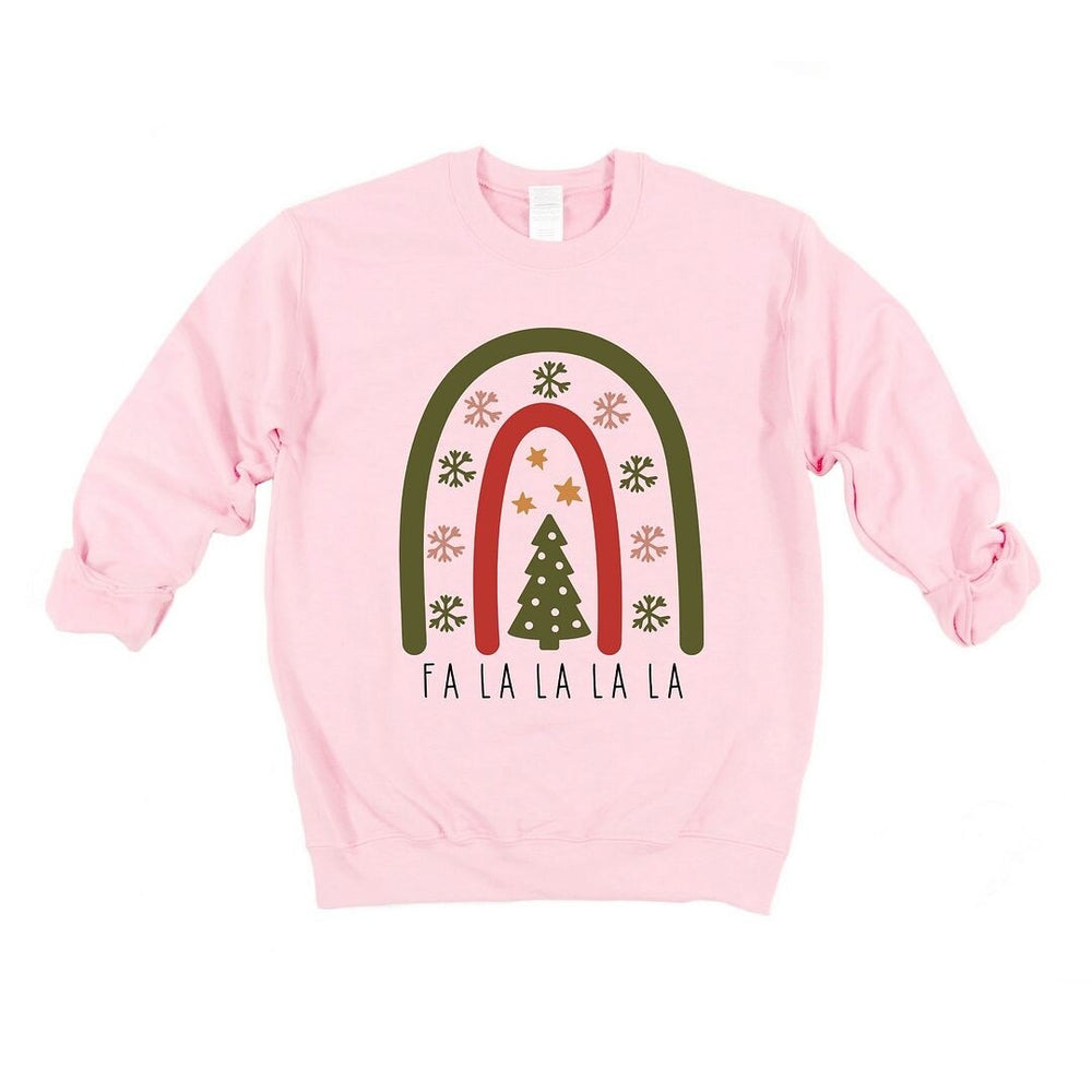 Boho Fa La La Rainbow Graphic Sweatshirt