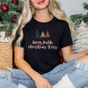 Boho Farm Fresh Christmas Trees Short Sleeve Tee