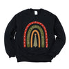 Boho Have Yourself Rainbow Graphic Sweatshirt