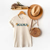 Boho Mama Flowers Short Sleeve Crewnneck Tee