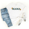 Boho Mama Flowers Short Sleeve Crewnneck Tee