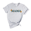 Boho Mama Flowers Short Sleeve Crewnneck Tee