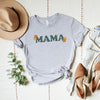 Boho Mama Flowers Short Sleeve Crewnneck Tee