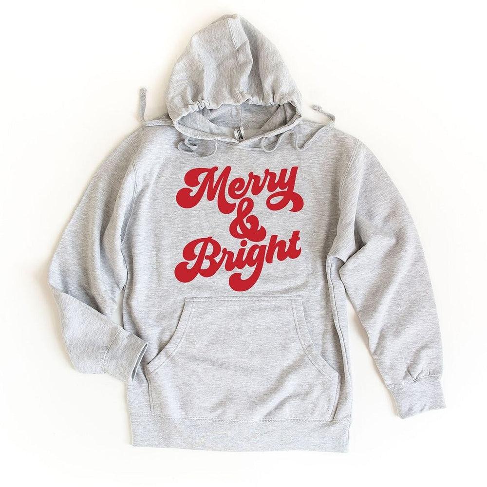 Bold Merry And Bright Graphic Hoodie