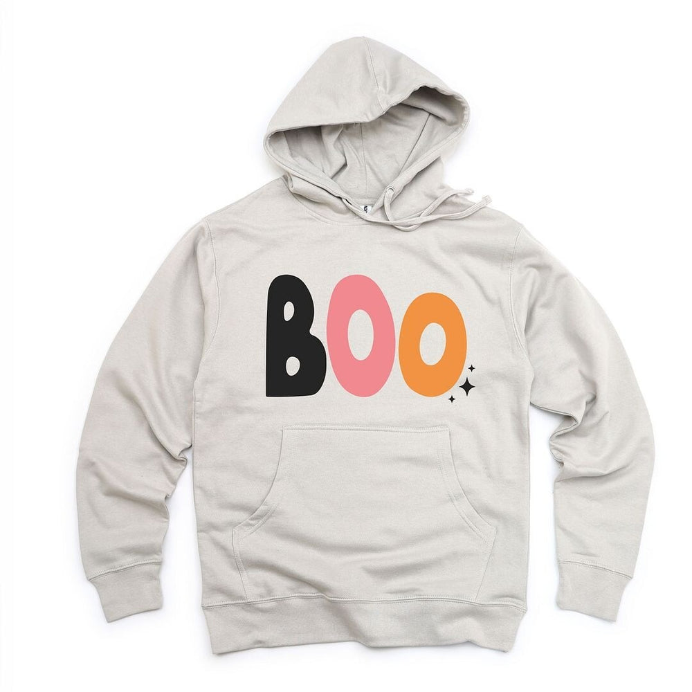 Boo Colorful Stars Graphic Hoodie