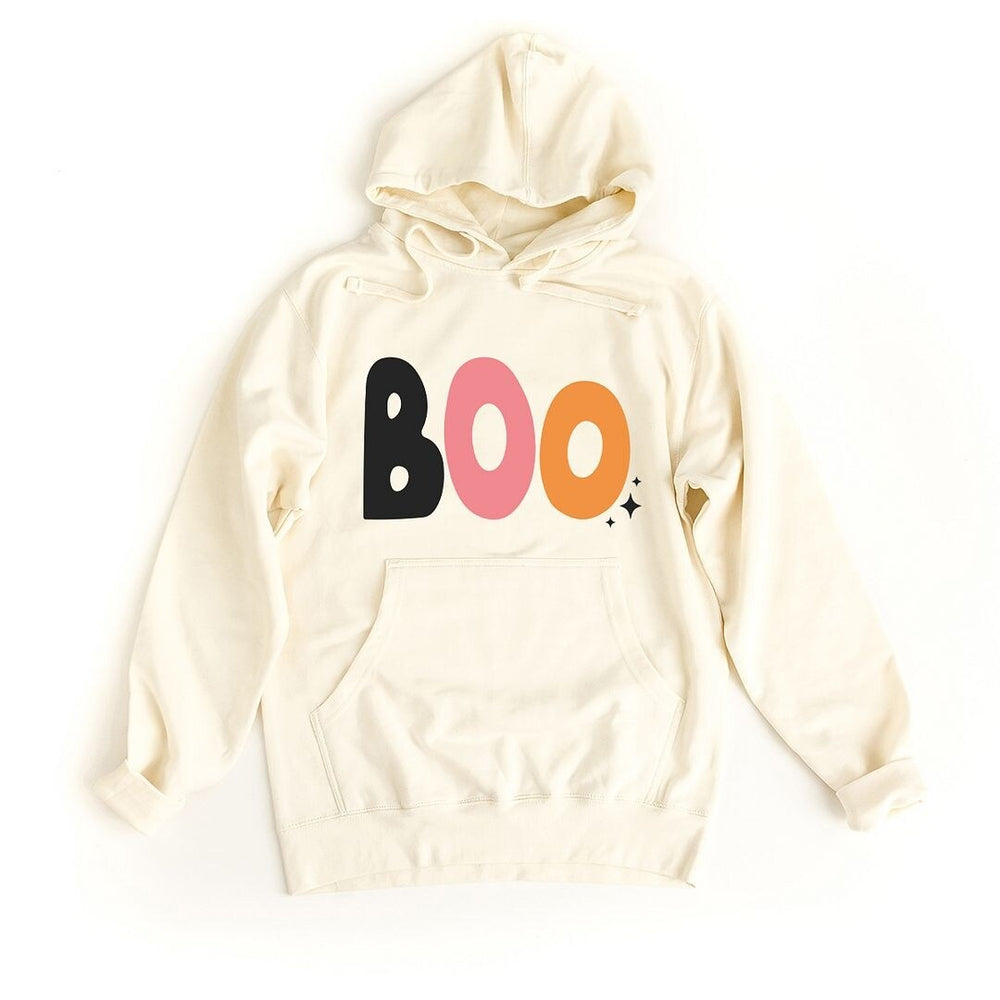 Boo Colorful Stars Graphic Hoodie