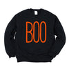 Boo Word Puff Print Graphic Sweatshirt