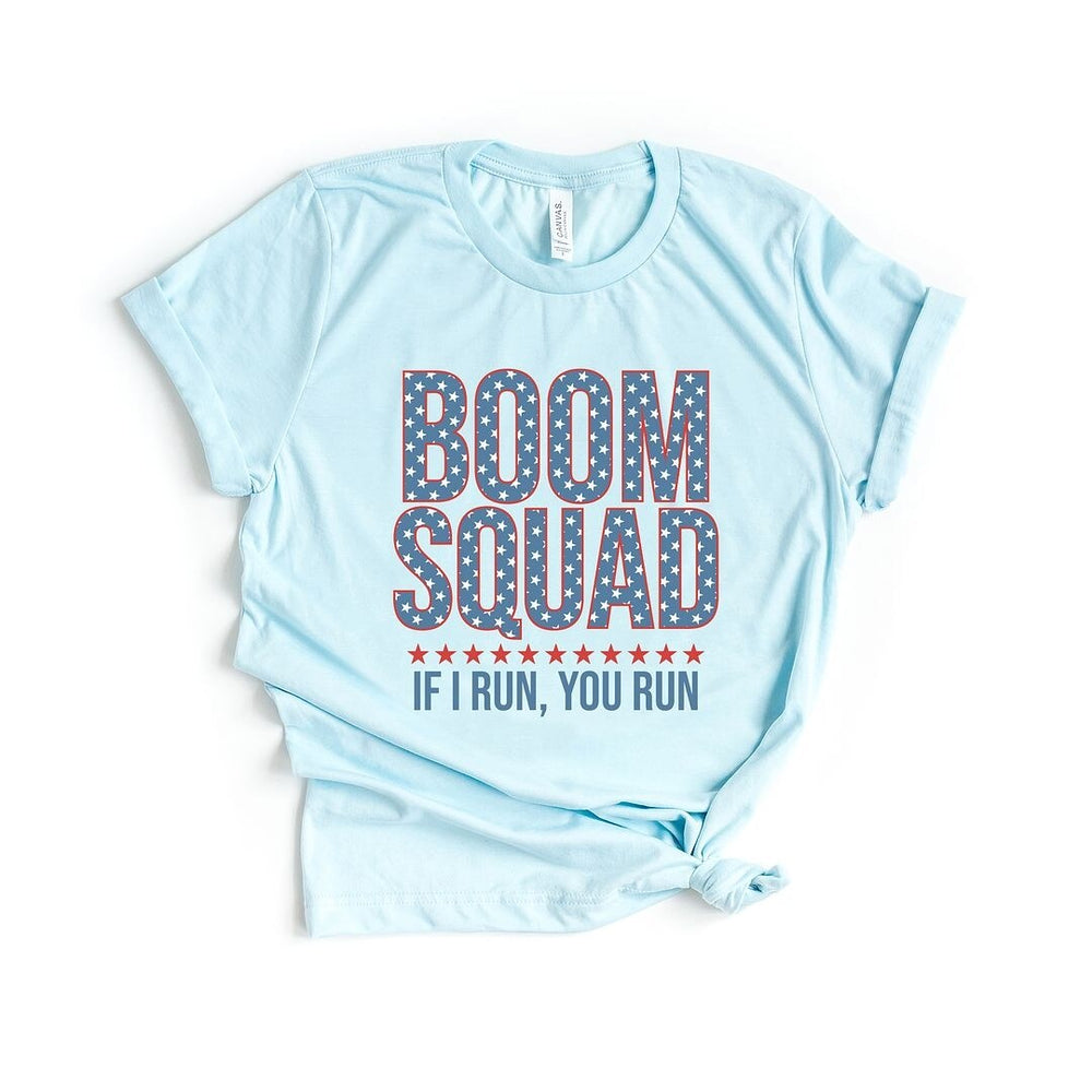 Boom Squad Varsity Stars Short Sleeve Crewnneck Tee