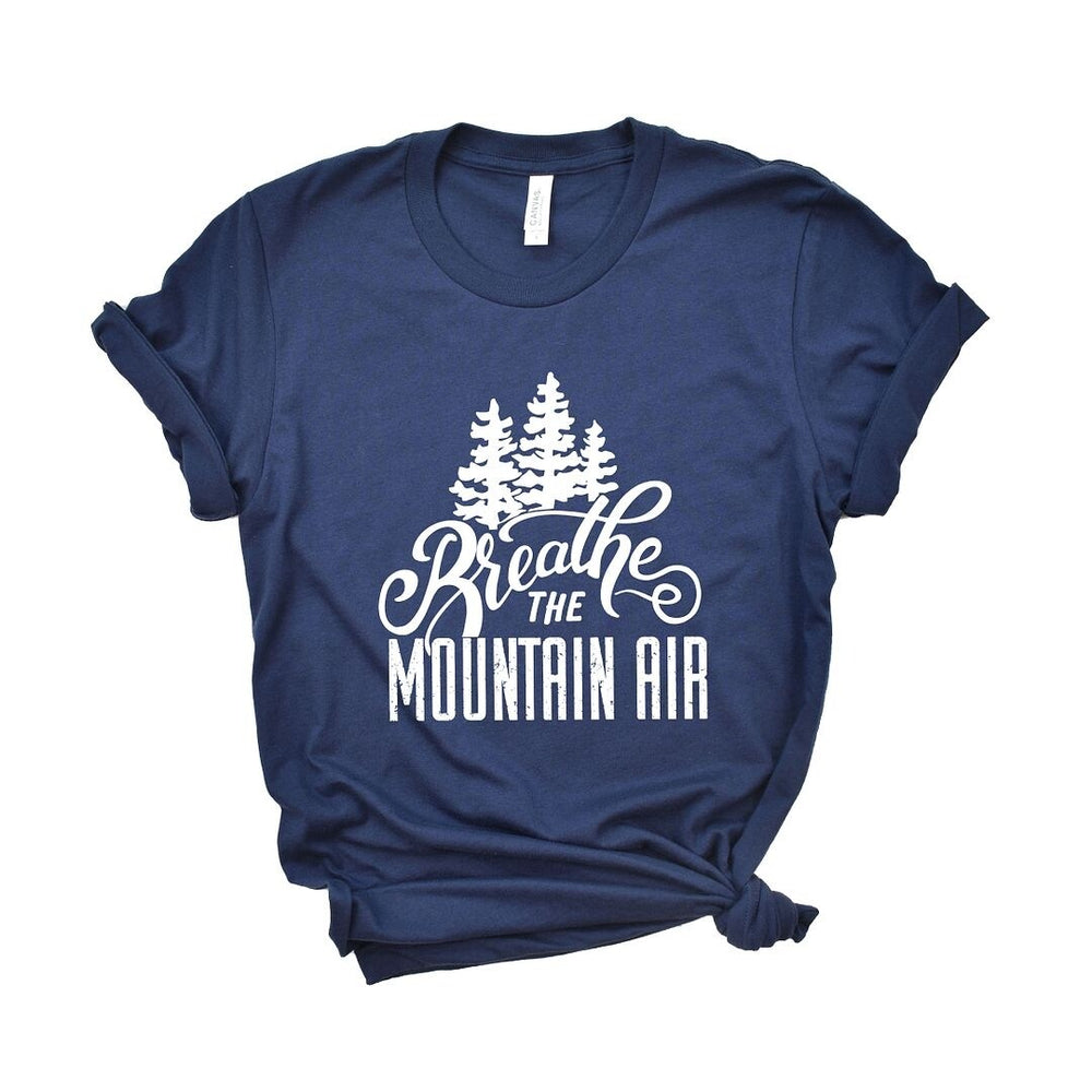 Breathe the Mountain Air Short Sleeve Crewnneck Tee