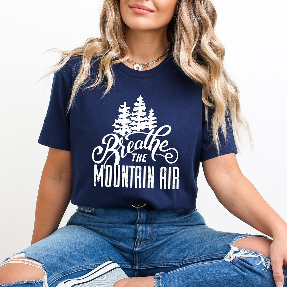 Breathe the Mountain Air Short Sleeve Crewnneck Tee