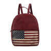 Briella Flag Print Backpack